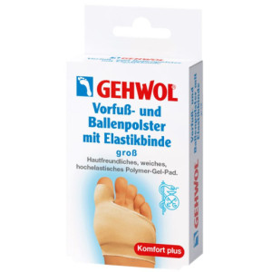 GEHWOL Vorfuß- u.Ballenpolster m.Elastikbinde groß